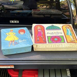 Barbie Blue and Yellow Doll Case